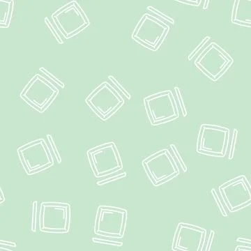 Square plate line seamless pattern Stock Illustration