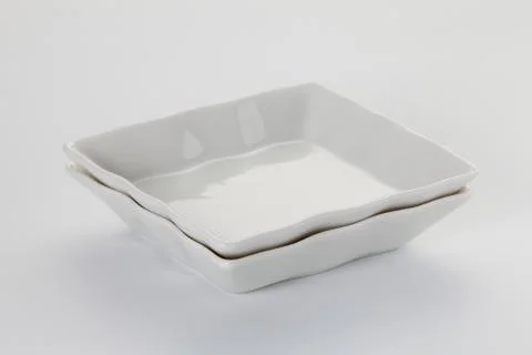 Square plate Stock Photos