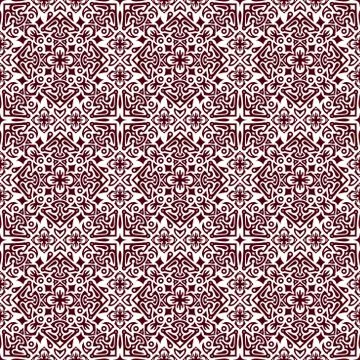 Square purple seamless pattern Stock Illustration