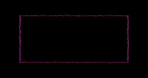 Square, rectangle shaped frame, footage Abstract technology violet, purple 3d Illustrazione stock