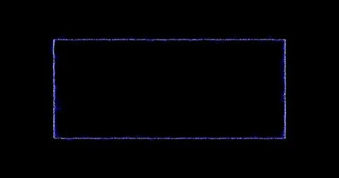 Square, rectangle shaped frame, footage Abstract technology blue 3d, square Stock Illustration