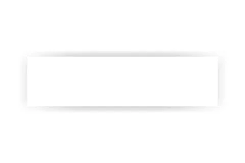 Square, rectangular, shape with shadow, mockup for inscription, on white ba.. Stock Illustration