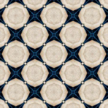 Square-Round Modern Geometric Pattern | Vector2025-010dvm Stock Illustration