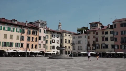 Square of san giacomo Stock Footage 76803350