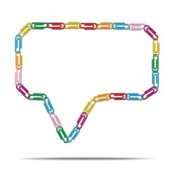 Square sandwich clips Stock Illustration