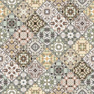 Square scraps in oriental style. 스톡 일러스트