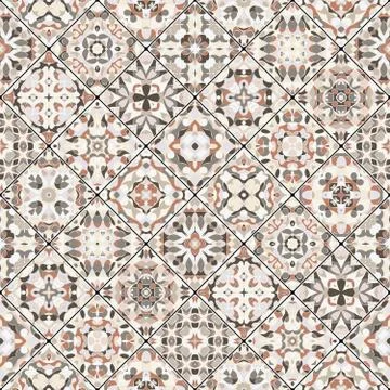 Square scraps in oriental style. Stock-Illustration