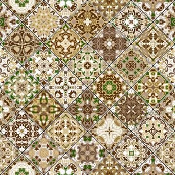 Square scraps in oriental style. 스톡 일러스트