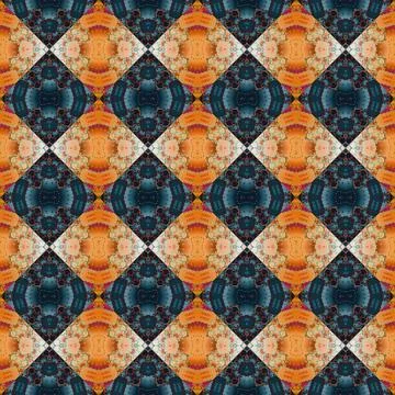 Square seamless abstract pattern texture. Woven pattern of rhombuses and tr.. Stock Photos