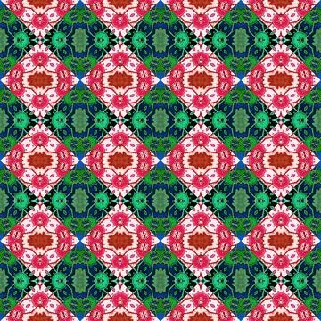 Square seamless abstract pattern texture. Woven pattern of rhombuses and tr.. Stock Photos