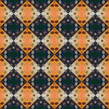 Square seamless abstract pattern texture. Woven pattern of rhombuses and tr.. Stock Photos