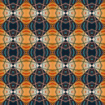 Square seamless abstract pattern texture. Woven pattern of rhombuses and tr.. 写真素材