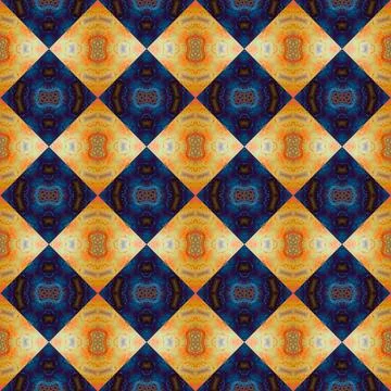 Square seamless abstract pattern texture. Woven pattern of rhombuses and tr.. Stockfoto's