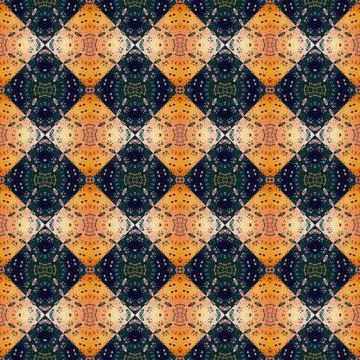 Square seamless abstract pattern texture. Woven pattern of rhombuses and tr.. Stock Photos