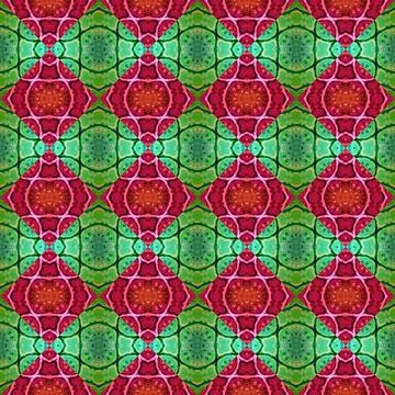 Square seamless abstract pattern texture. Woven pattern of rhombuses and tr.. Stock Photos