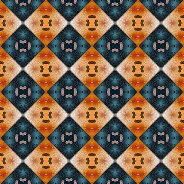 Square seamless abstract pattern texture. Woven pattern of rhombuses and tr.. Stock Photos