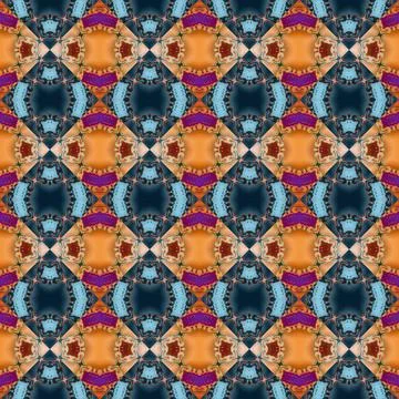 Square seamless abstract pattern texture. Woven pattern of rhombuses and tr.. Stockfoto's