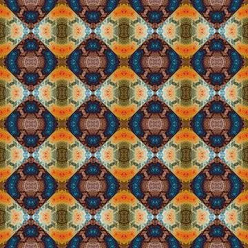 Square seamless abstract pattern texture. Woven pattern of rhombuses and tr.. Stock Photos