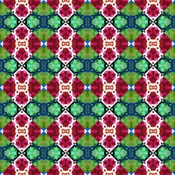 Square seamless abstract pattern texture. Woven pattern of rhombuses and tr.. Foto stock