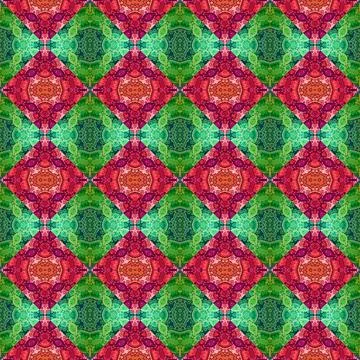 Square seamless abstract pattern texture. Woven pattern of rhombuses and tr.. Stock Photos