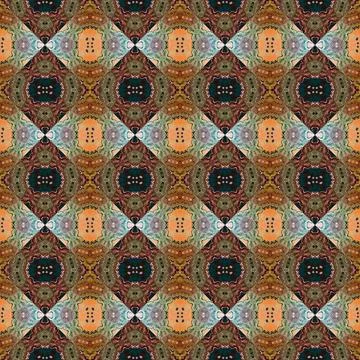 Square seamless abstract pattern texture. Woven pattern of rhombuses and tr.. Foto stock
