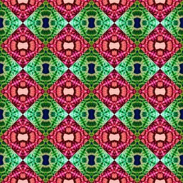 Square seamless abstract pattern texture. Woven pattern of rhombuses and tr.. Foto stock