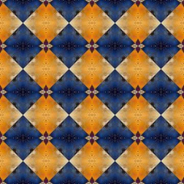 Square seamless abstract pattern texture. Woven pattern of rhombuses and tr.. Foto stock