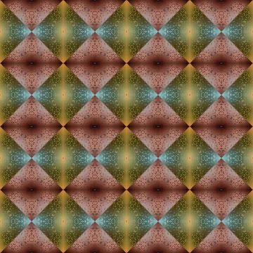Square seamless abstract pattern texture. Woven pattern of rhombuses and tr.. Stock Photos