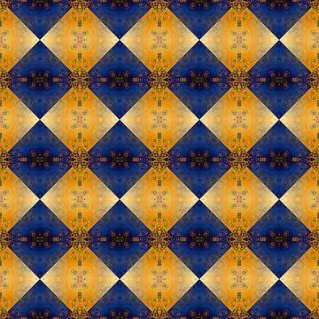 Square seamless abstract pattern texture. Woven pattern of rhombuses and tr.. Stock Photos