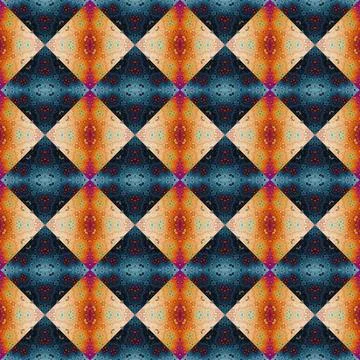 Square seamless abstract pattern texture. Woven pattern of rhombuses and tr.. Stock Photos