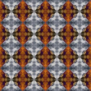 Square seamless abstract pattern texture. Woven pattern of rhombuses and tr.. Stock Photos
