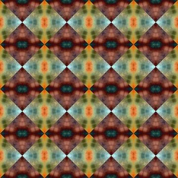 Square seamless abstract pattern texture. Woven pattern of rhombuses and tr.. Foto stock