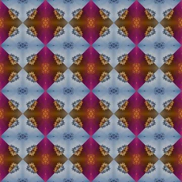 Square seamless abstract pattern texture. Woven pattern of rhombuses and tr.. Stock Photos