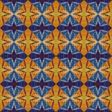 Square seamless abstract pattern texture. Woven pattern of rhombuses and tr.. Foto stock