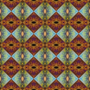 Square seamless abstract pattern texture. Woven pattern of rhombuses and tr.. Foto stock