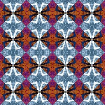 Square seamless abstract pattern texture. Woven pattern of rhombuses and tr.. Stock Photos