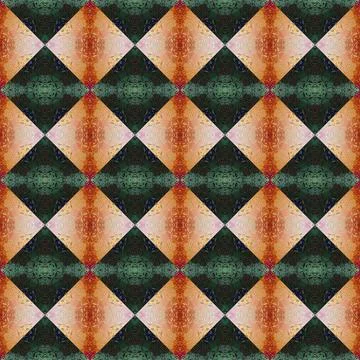 Square seamless abstract pattern texture. Woven pattern of rhombuses and tr.. Stock Photos