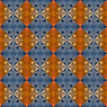 Square seamless abstract pattern texture. Woven pattern of rhombuses and tr.. Stock Photos