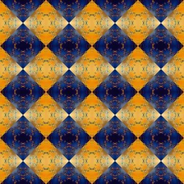 Square seamless abstract pattern texture. Woven pattern of rhombuses and tr.. 写真素材