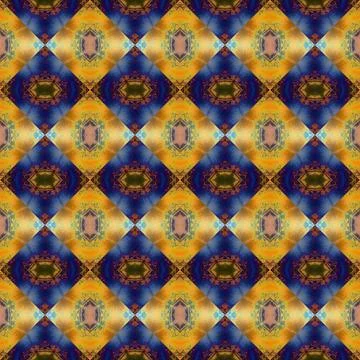 Square seamless abstract pattern texture. Woven pattern of rhombuses and tr.. Stock Photos