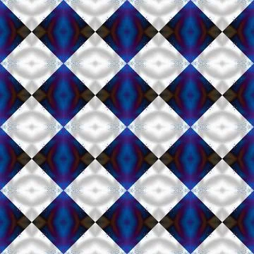 Square seamless abstract pattern texture. Woven pattern of rhombuses and tr.. Stock Photos