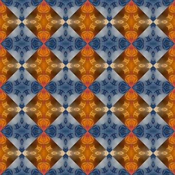 Square seamless abstract pattern texture. Woven pattern of rhombuses and tr.. Stock Photos