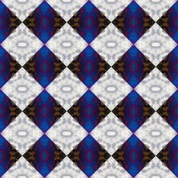 Square seamless abstract pattern texture. Woven pattern of rhombuses and tr.. Stock Photos