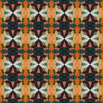 Square seamless abstract pattern texture. Woven pattern of rhombuses and tr.. Foto stock