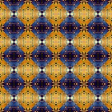 Square seamless abstract pattern texture. Woven pattern of rhombuses and tr.. Stock Photos