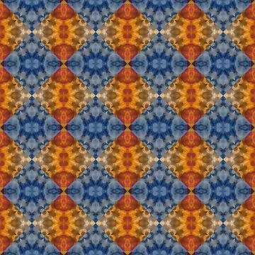 Square seamless abstract pattern texture. Woven pattern of rhombuses and tr.. Foto stock