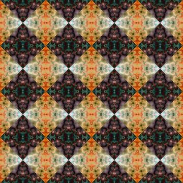 Square seamless abstract pattern texture. Woven pattern of rhombuses and tr.. Stock Photos