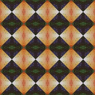 Square seamless abstract pattern texture. Woven pattern of rhombuses and tr.. Stock Photos
