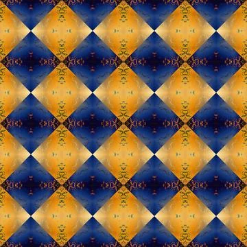 Square seamless abstract pattern texture. Woven pattern of rhombuses and tr.. Stock Photos