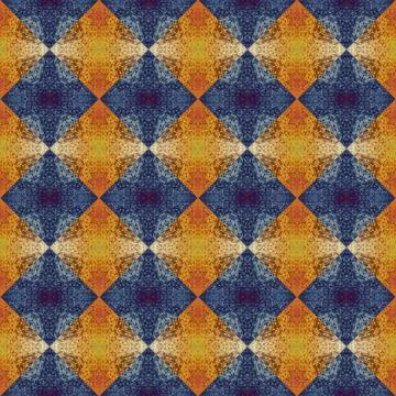 Square seamless abstract pattern texture. Woven pattern of rhombuses and tr.. Stock Photos